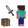 Mattel Minecraft Actionfigur & Zubehör 2er-Pack mit Steve, 3,25-Zoll-Maßstab Sammler-Spielzeugset
