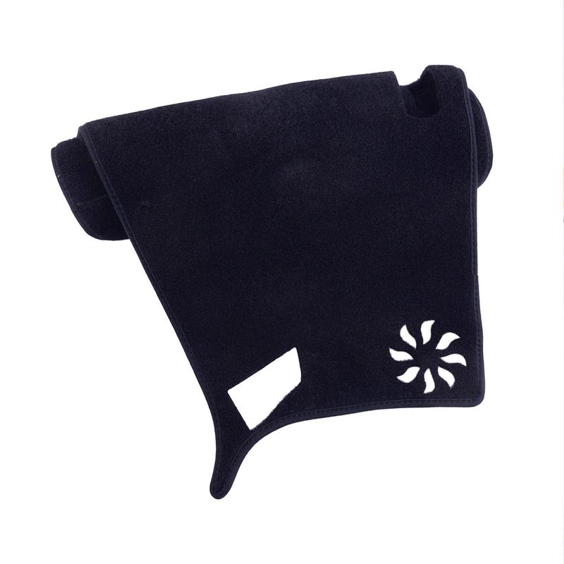 Car Dashmat Dashboard Cover Pad Protector LHD Fit for Nissan Navara D23 NP300 ST-X ST SL PRO-4X 2021 2022 2023 Black