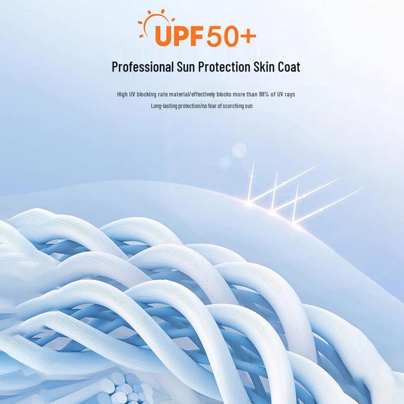 ROMON Men's UPF50+ Ice Silk Hooded Sun Protection Jacket