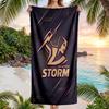 Melbourne Storm Mode Strandtuch Tragbar Weich Schnelltrocknend Handtuch Für Schwimmen Camping Urlaub