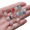 20/50pcs 8/10mm Colorful Glass Crackle Beads Round Spacer Loose Beads for DIY Jewelry Bracelet Necklace Accessories Making