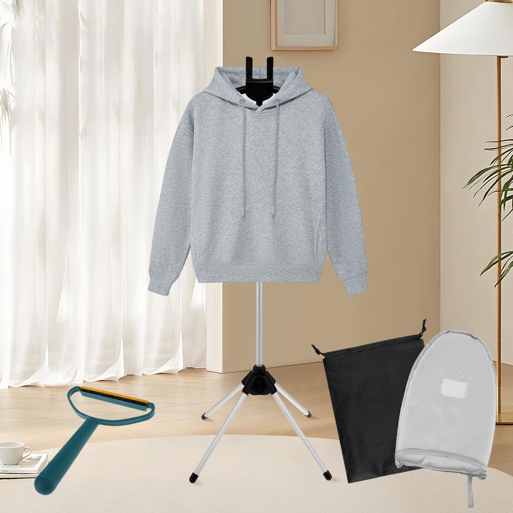 Steamer Stand with Hand-held Ironing Board Adjustable Foldable Steamer Hanger Stand Versatile Steam Stand Clothes for Home