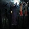 Bloody Cloth Halloween Spirit Face Decorations Long Hair Halloween Terrifying Doll  Haunted House