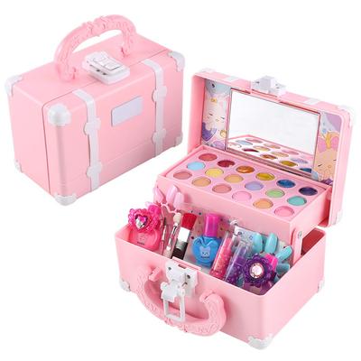 Kinder Make-up Set Kosmetik Pretend Spielen Spielzeug Lidschatten Lippenstift Nagellack Make-Up Set Pädagogisch