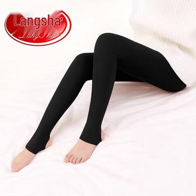 LANSWE Damen Thermische Fleece-gefütterte Bare Leg Illusion Strumpfhose