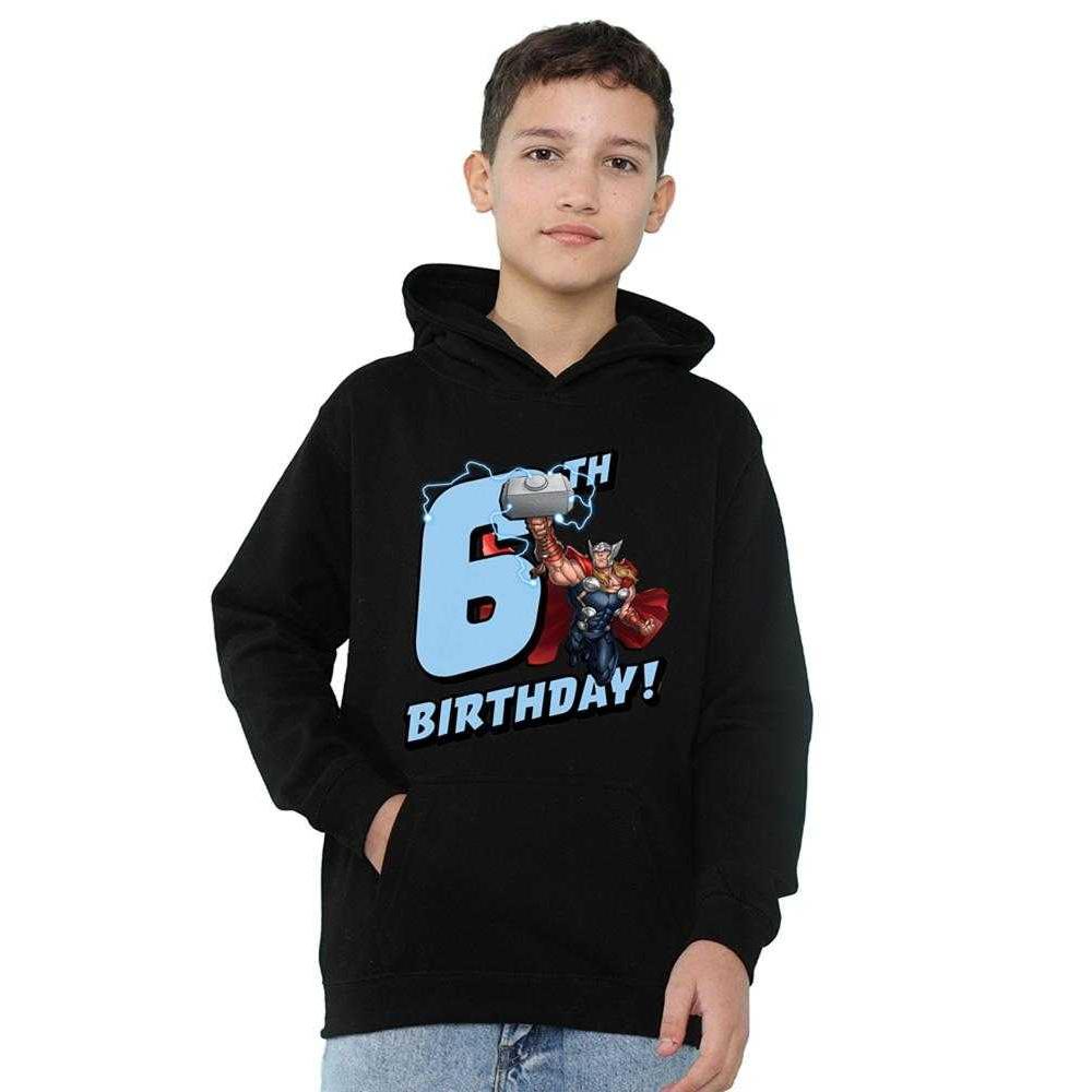Marvel Childrens/Kids Thor 6th Birthday Hoodie