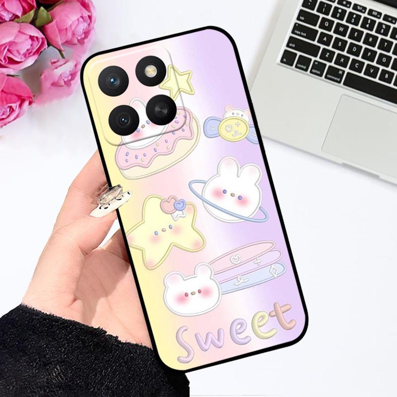 For Honor X8c Case HonorX8C TPU Soft Silicone Cute Astronaut Phone Printing Cover For Huawei Honor X8c Cases ABR-LX3 Fundas Capa