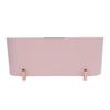 Cotton Swabs Storage   3 Grids Cotton Swabs Dispenser Dust Resistant Desktop Lipstick Puffs Case for Home Nail Salon