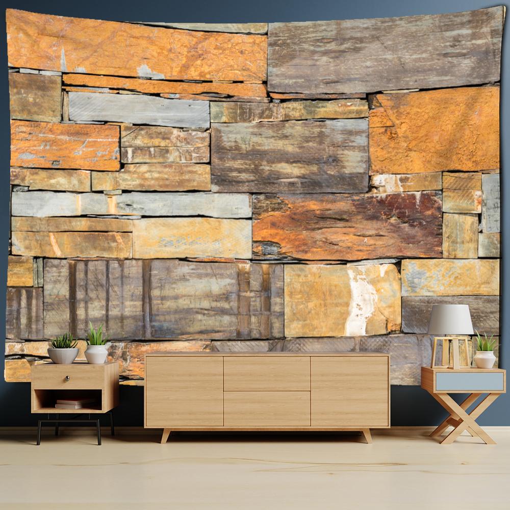 

3D печать красочный камень дерево гобелен настенный тапиз хиппи психоделический фон Настенный декор ткань 400x220cm