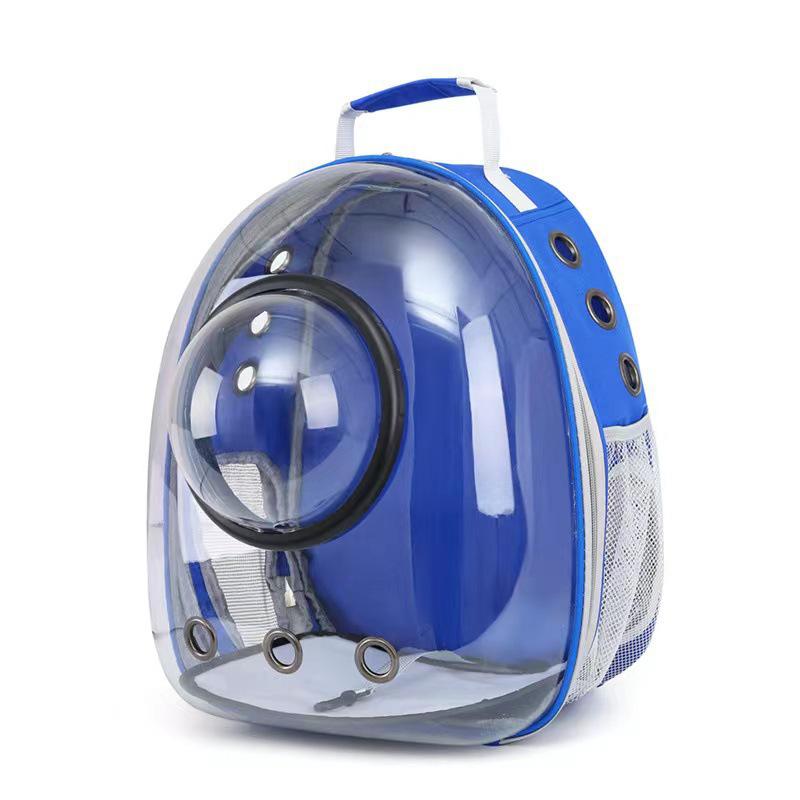 Portable Transparent Cat Backpack: Breathable, Spacious Double-Shoulder Pet Carrier
