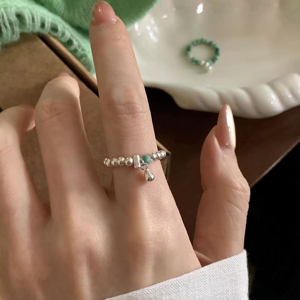VENTFILLE 925 Sterling Silver Frosting Ring For Women Minimalist Irregular Versatile Fashion Elegant Jewelry Gift Dropshipping