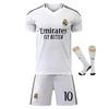 Kids Sportswear Real Madrid Mbappe Soccer Jersey Polyester 130-140cm White