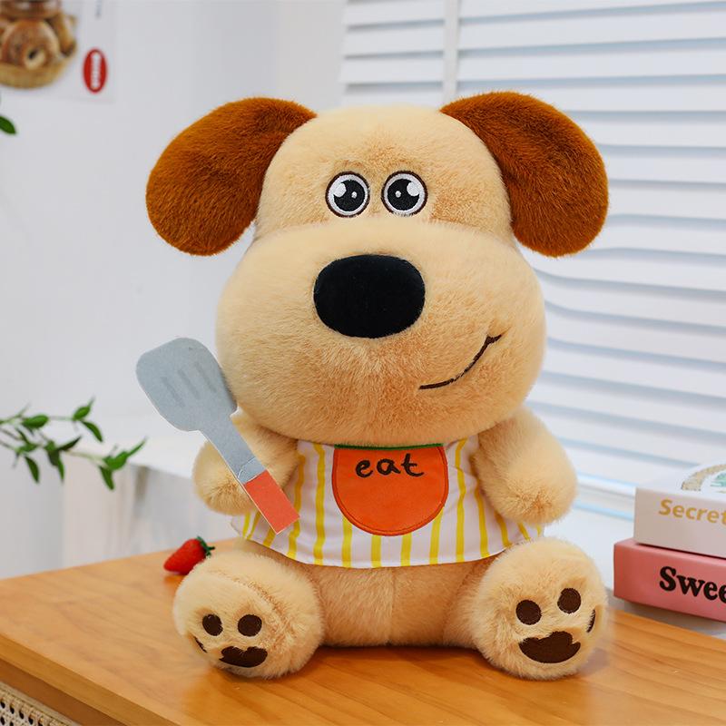 

Новая плюшевая игрушка-кукла Medela Chef Puppy, кукла-собака, кукла для удовольствия, подарок на день рождения для девушки 30 cm (0.36kg)