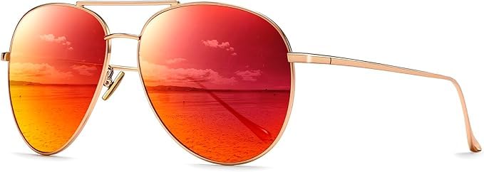 

Легкие большие солнцезащитные очки-авиаторы с зеркальными поляризованными линзами JP [SUNGAIT] женские - SGT603-TJH