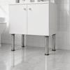 Stainless Steel Furniture Legs with Non Slip Pads Furniture Feet  Sofa Bed Support Upgrade