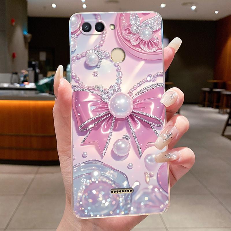 For Xiaomi redmi 6 6A 5A 4A 4X Case Clear Luxury Fashion Butterfly Flower TPU Soft Silicone Casing Cover Transparent Phone Case