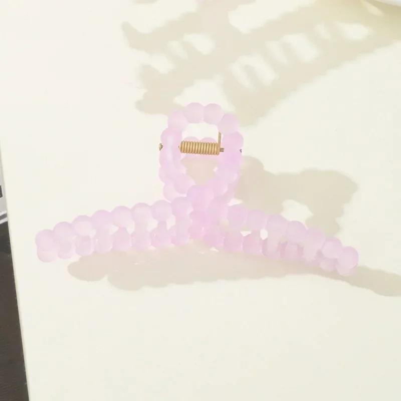 Transparent Hair Clip Claws for Women Girls Summer Sweet Crab Hair Barrettes Hairpins Headwear Party Hair Accessories Hairpins