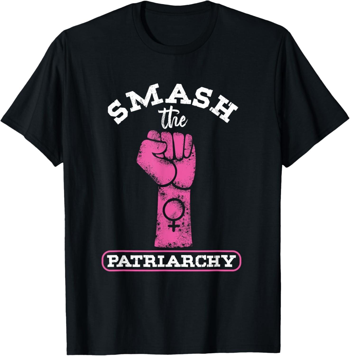 Female Girl Power Women Empowerment Smash Patriarchy T-Shirt S разноцветный