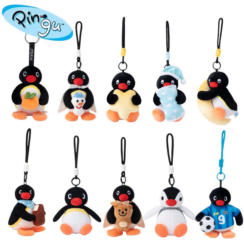 Originální přívěsek panenky Pingu - Roztomilý plyšový přívěsek Pinga na batoh