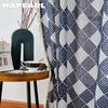 1PC NAPEARL Simple and Versatile Japanese Printed Tassel Edge Semi Blackout Curtain for Small Window Kitchen Bedroom Living Room Home Decor