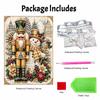 DIY Nutcracker and Snowman Pearl Diamond Painting Kit. suitable for beginners. Christmas home wall decoration. handmade gift.