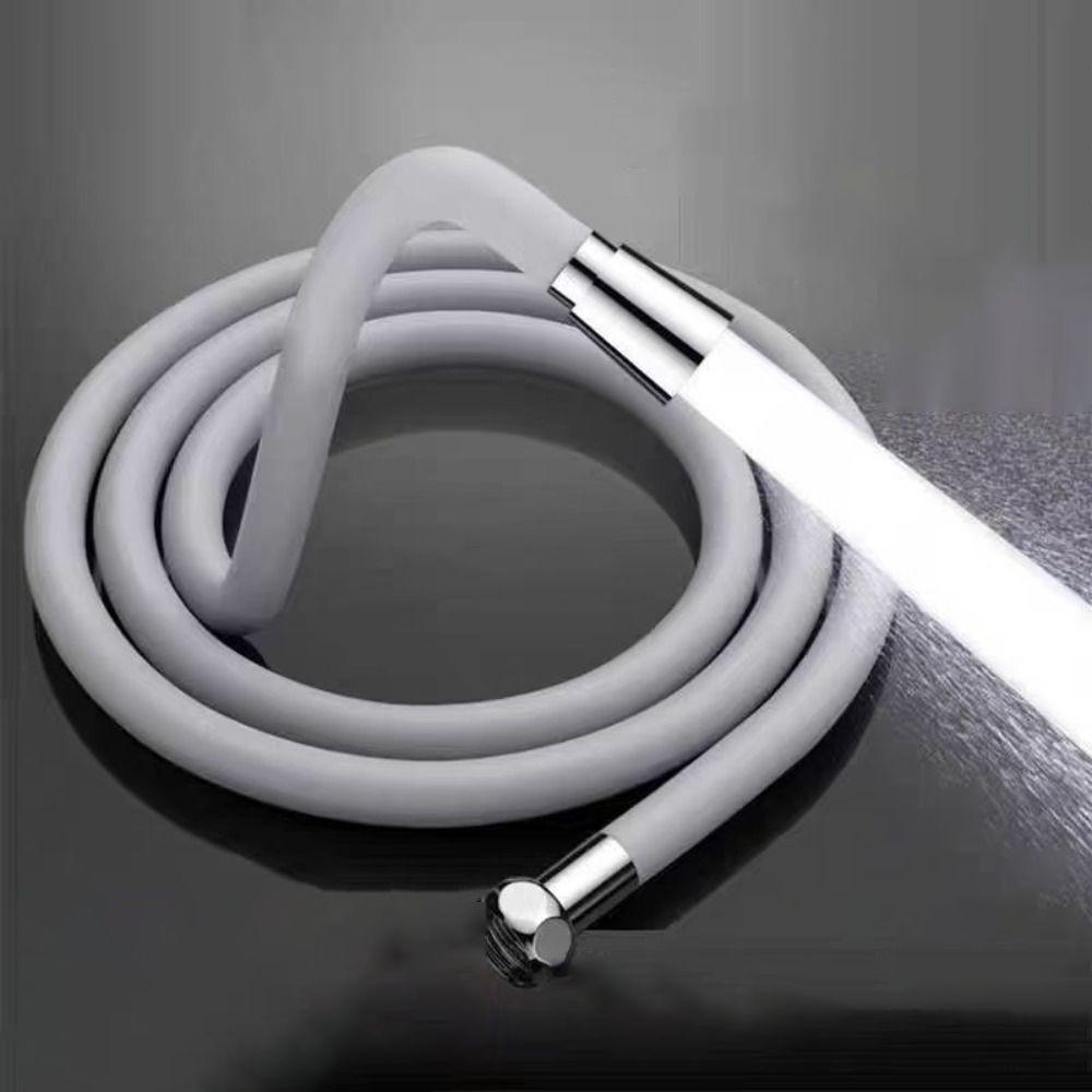 Silicone Shower Hose Flexible Faucet Accessories 2M Shower Head  Hotel