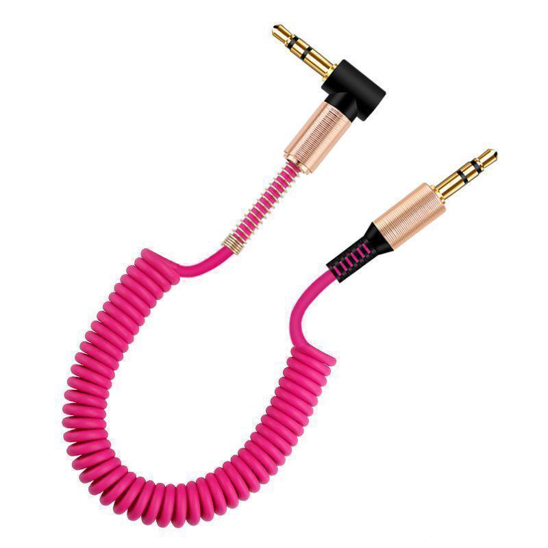 3.5mm Male-to-Male Car Aux Audio Cable for Computer, Headphones, Mobile, and Car Use