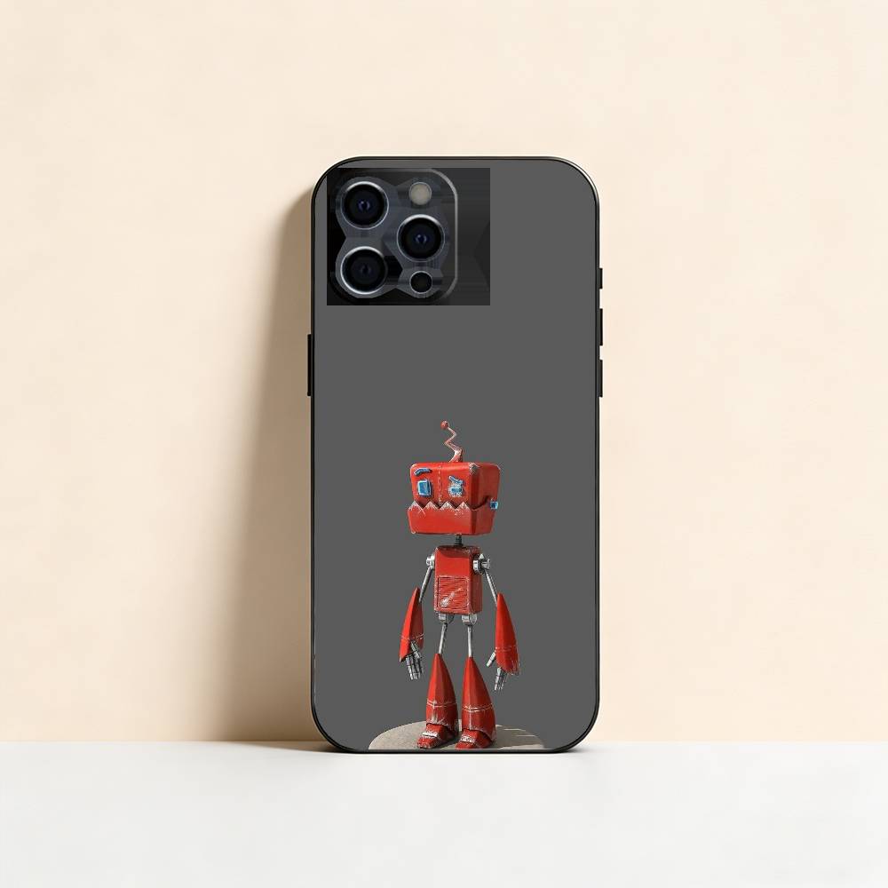 Old Robot Phone Case Silicone Soft For IPhone 17 16 15 14 13 12 11 X XR Plus Pro Max Plus