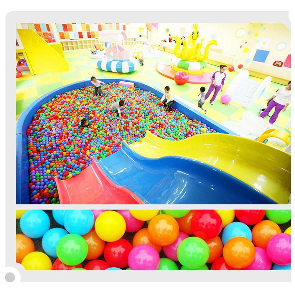 100 teile/satz Bunte Lustige Weiche Kunststoff Ozean Ball Set Baby Kinder Spielen Werkzeug (5,5 cm)