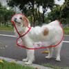 XS-8XL Pet Supplies Dog Raincoat Waterproof  Transparent Plastic Fashion Poncho Personalized Color Edge Costumes for Large Dogs