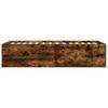 Bed Frame Smoked Oak 75 x 190 cm Particleboard