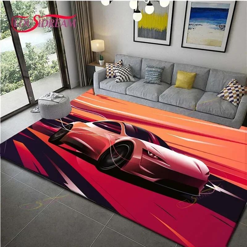 Game NFS Cars Printed Carpets Living Room Anti-Skid Area Rug Kids Bedroom Mats Yoga Mat Large Carpet Decor