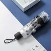 Transparent Automatic Rain Umbrella Windproof Auto Umbrella Women Foldable Business Parasol Fol W7X3