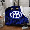 1pc Internazionale Milano Blanket, Gift, for Men and Women, Soft Blanket, Good for Sofa Bed Couch Travel, Lightweight Flannel Blanket
