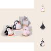 Plush Penguin Keychain With Real Mink Fur For Collectors And Giftgiving