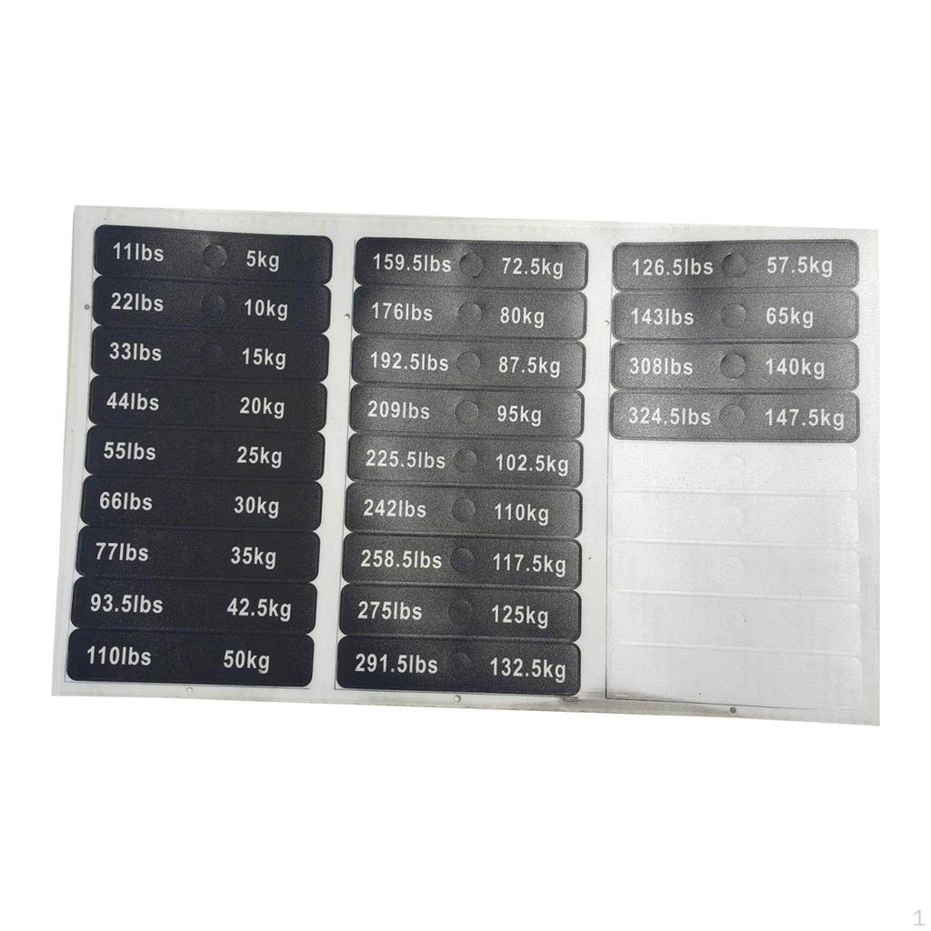 Etichete Autocolante pentru Stive de Greutăți Echipament de Sală pentru Culturism