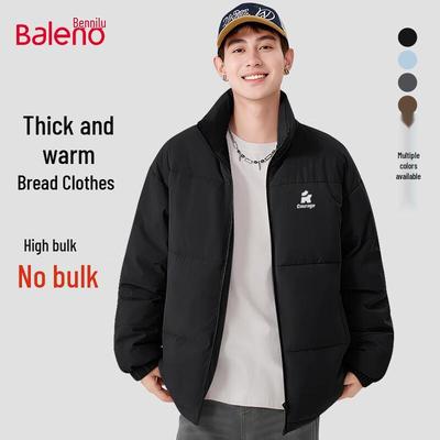 Baleno Men's Puffer Jacket with Stand Collar