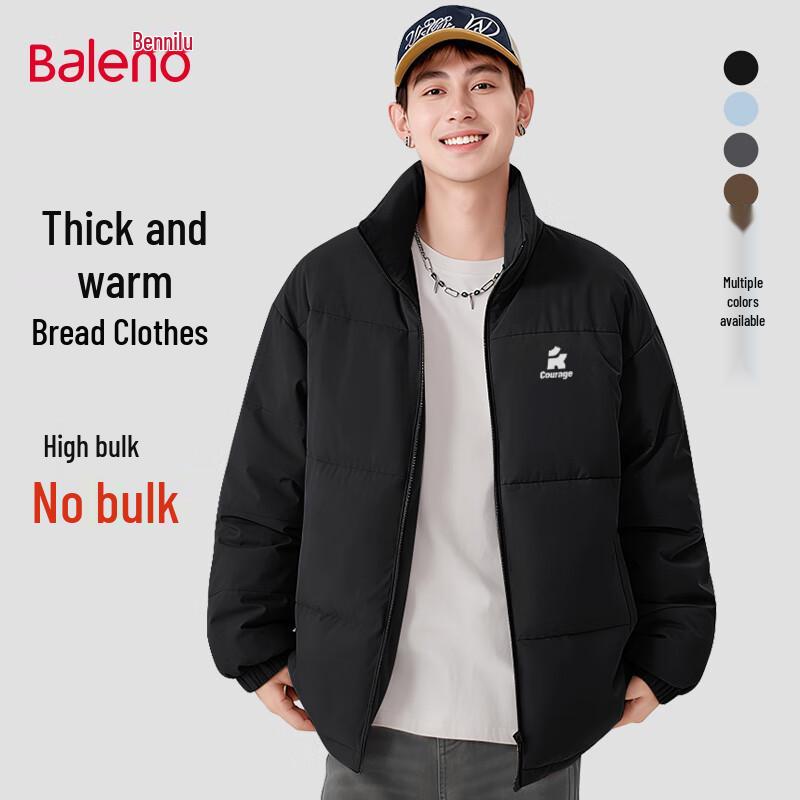 

Baleno Men s Puffer Jacket with Stand Collar 2XL