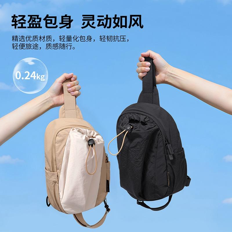 GOLF Breast Bag Men's Lightweight Messenger Bag Women's Large Capacity Shoulder Bag Mobile Phone Ipad Leisure Sports Outdoor Backpack