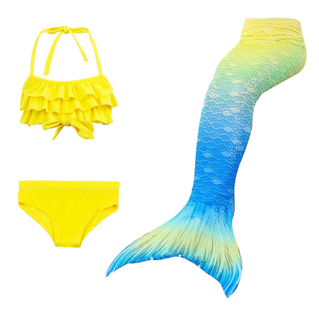 Costum de baie Sirena pentru Copii 2018 Costum de baie Comerț Exterior Bikini pentru Fete Coadă de Sirena