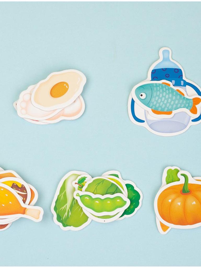 Kleiner Bär Montessori Fütterspiel: Früherziehungsspielzeug mit Essstäbchen & Löffel für Kinder