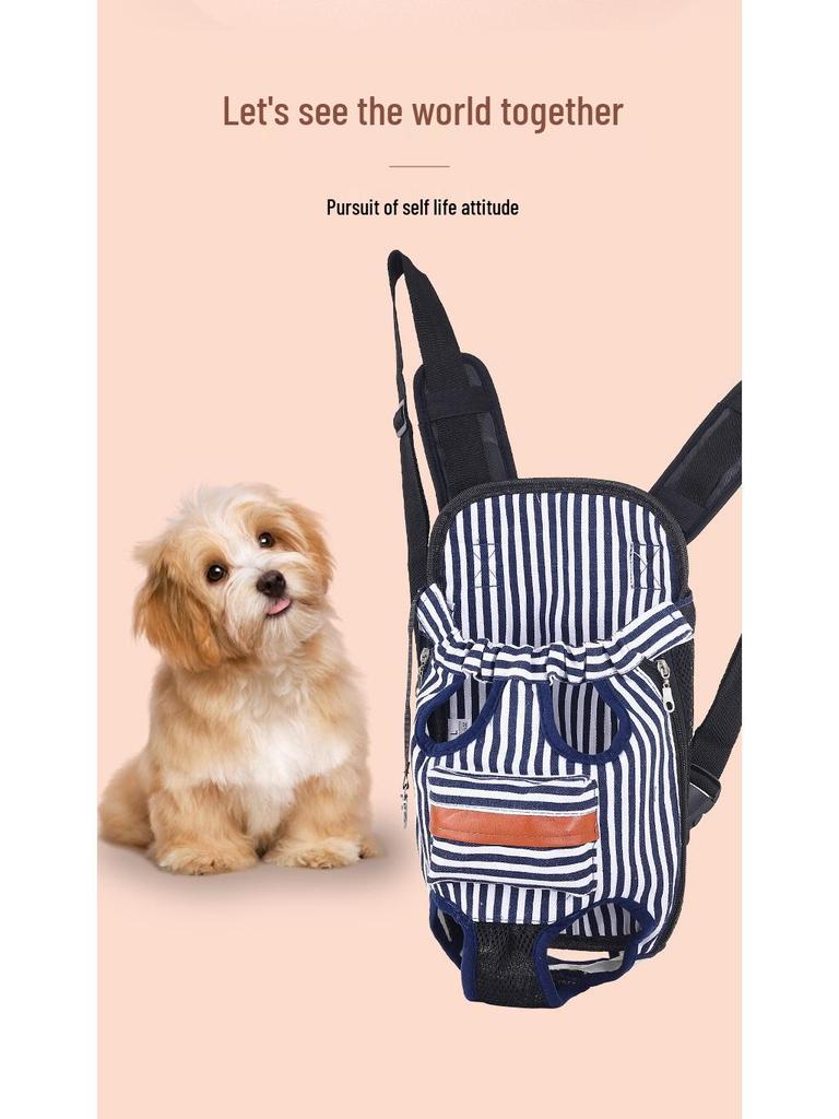 Pet-Friendly Dual-Shoulder Backpack for Cats and Dogs