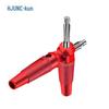 HUIJUN 4mm 32A Brass Solderless Banana Plug Connector