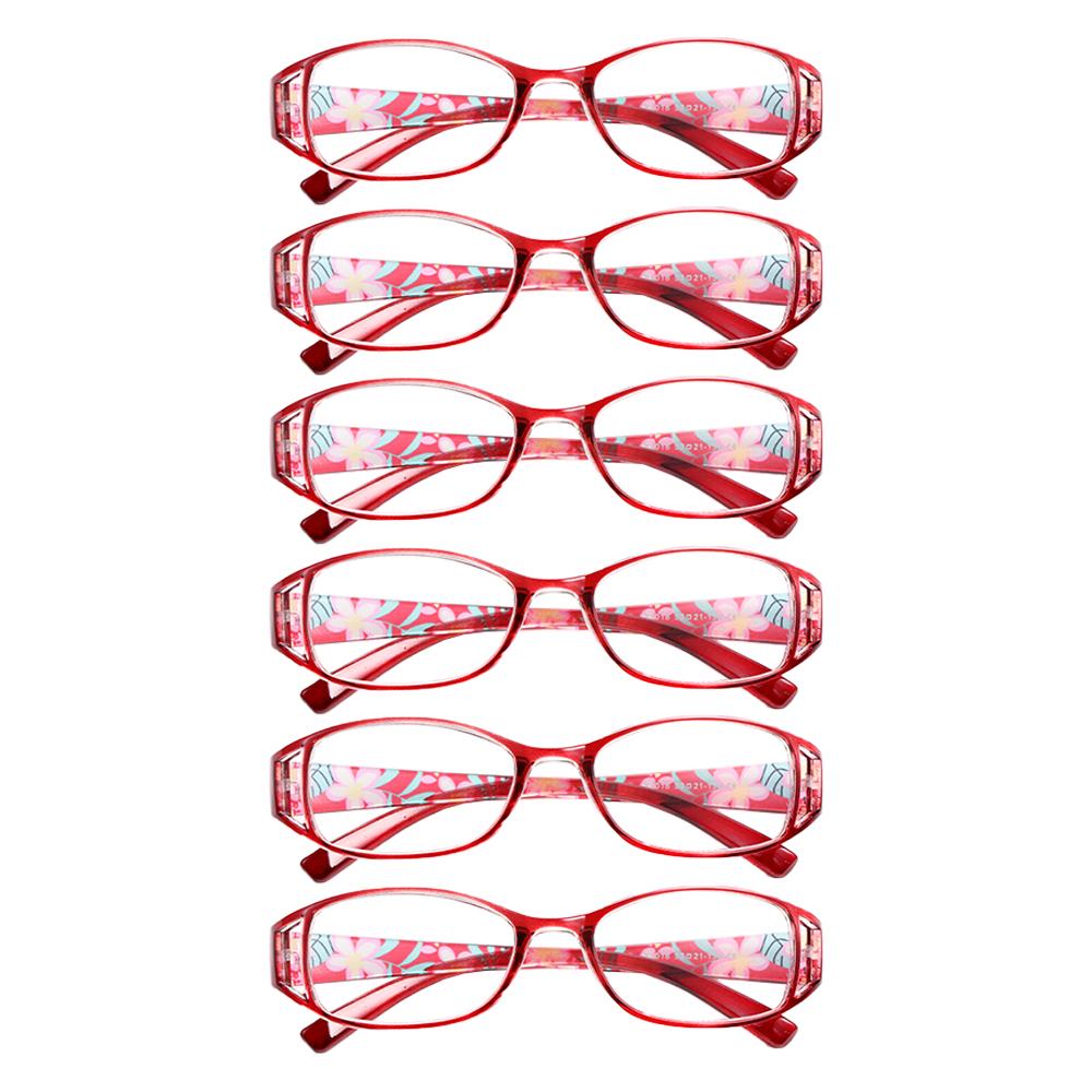 2pcs Women's Blue Light Blocking Reading Glasses +1.0 To +3.0 – Vintage HD PC Lens Stylish Elderly Readers