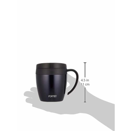 Wahei Phrases Mug 280ml Navy with Lid Thermal/Cold Office Mug Fortech House RH-1289