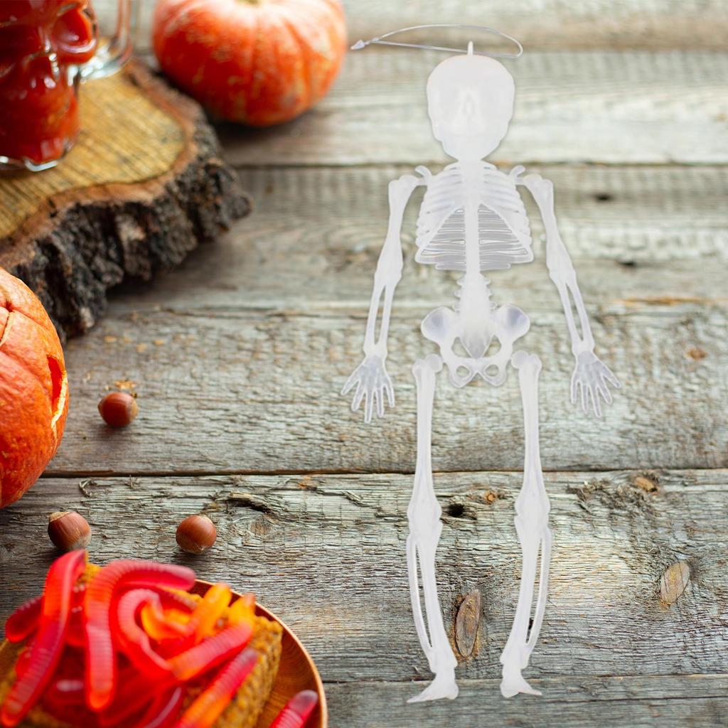Halloween Skeleton Decoration Full Body Movable Joints Skeletons Model for Spooky Scene