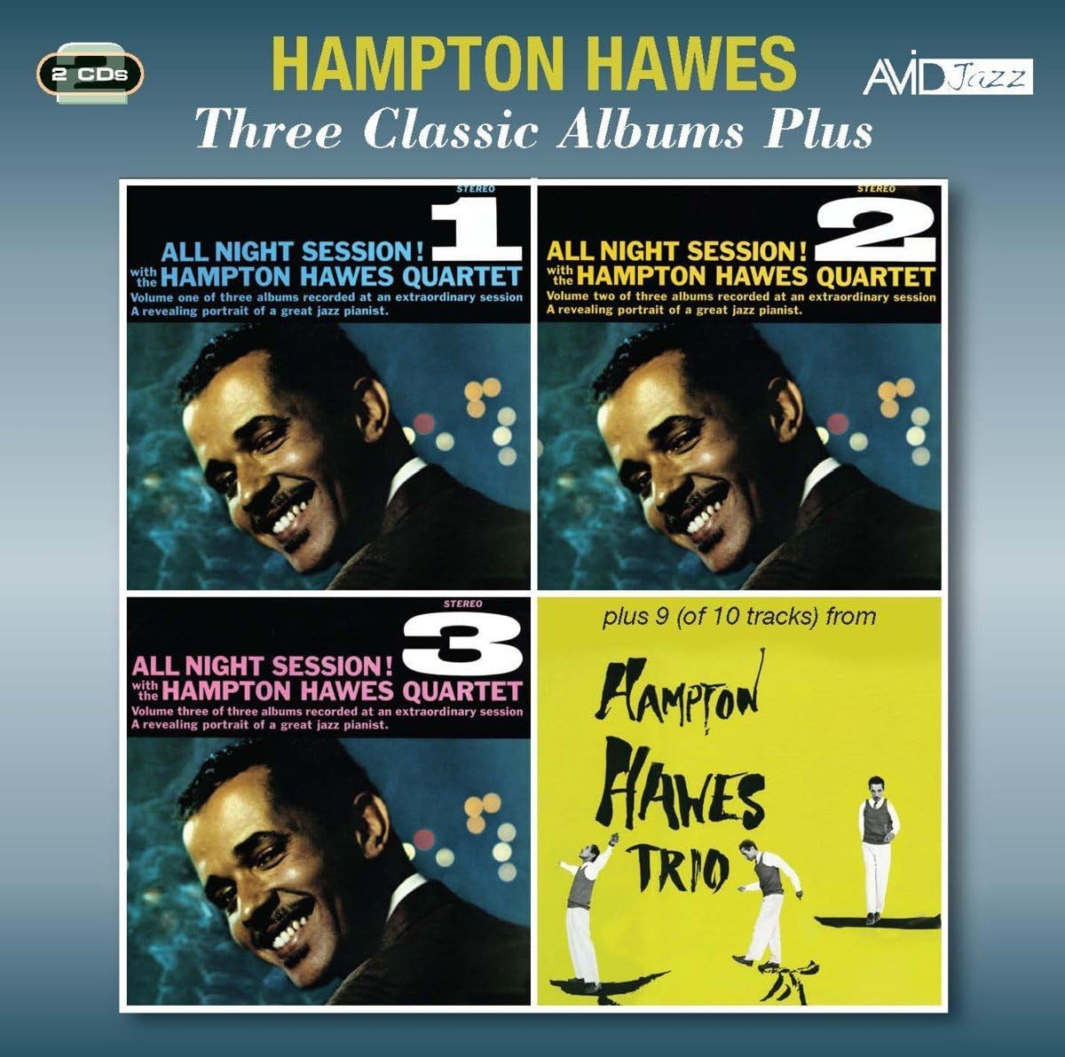 

CD HAPTON HAWES - Three Classic Albums Plus AMSC1104 UK Jazz Used