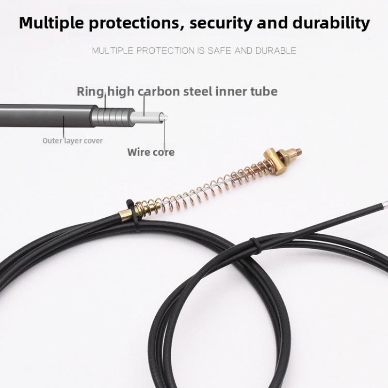 Premium Drum Brake Cable - Wear-Resistant, Flexible, Compatible with Most 2-Wheel Vehicles, Long-Lasting Brake Performance