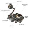 9+1BB Bait Casting Reel 16kg Drag Wide Body Sea Fishing Jig Wheel 6.3:1 Metal + Carbon Fiber Body Jigging Fishing Reel Saltwater
