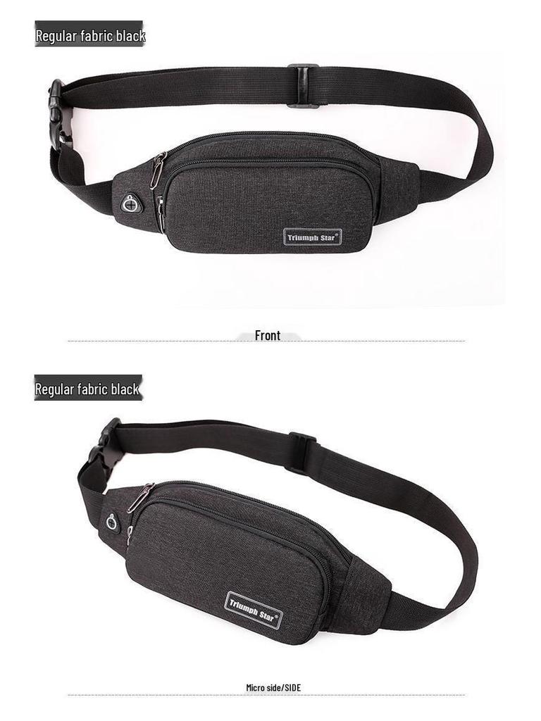 Unisex Waterproof Fanny Pack: Multifunctional Coin Purse, Mobile Phone Holder, Lightweight Running Bag for Sports